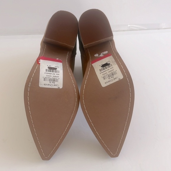 Marc Fisher Women’s Teona Pointy Toe Chelsea Leather Suede Bootie Size 10 NWT - Picture 8 of 8